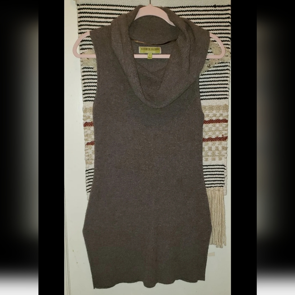 NWT Sigrid Olsen Funnel Neck Tunic